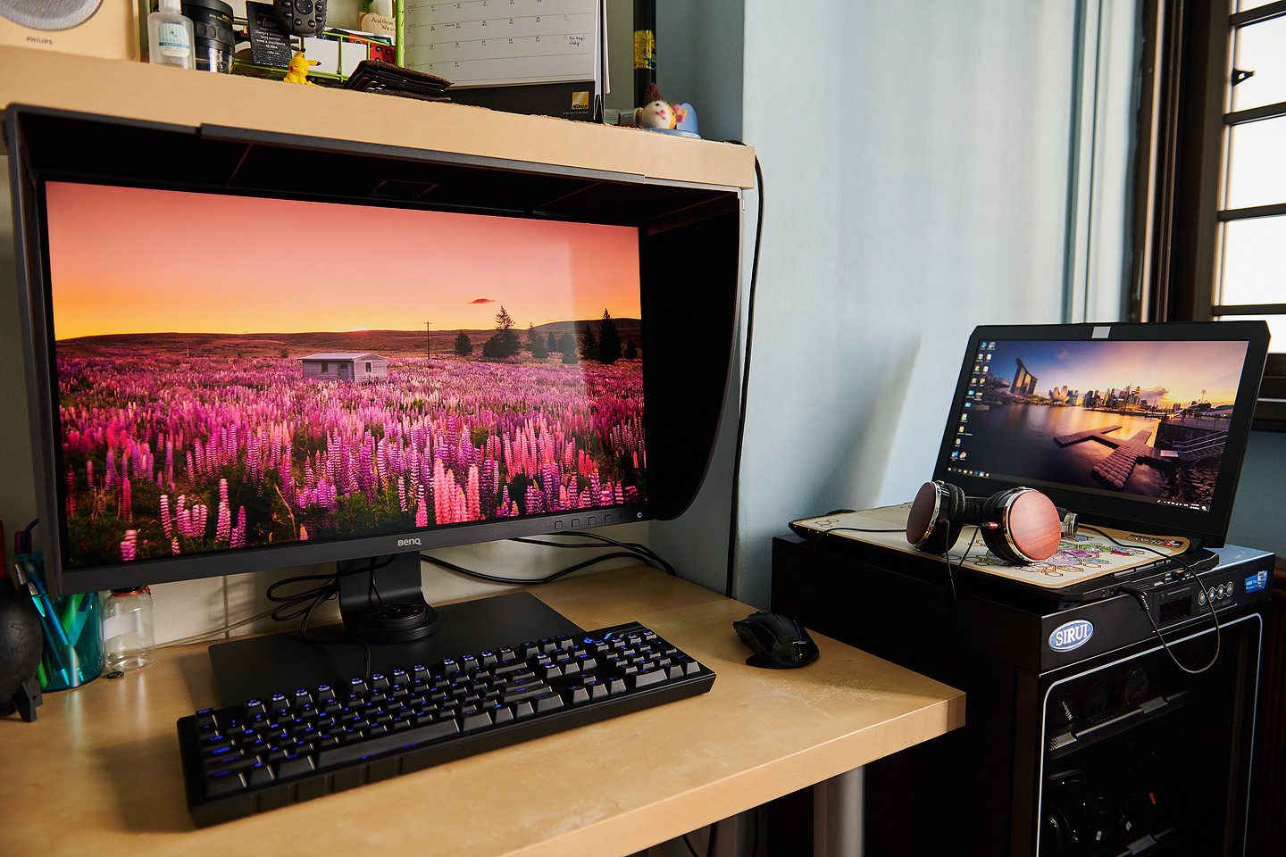 BenQ SW271 and my Aftershock s15 laptop